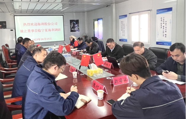 88858cc永利官网股份公司独立董事与券商调研宁夏88858cc永利官网公司