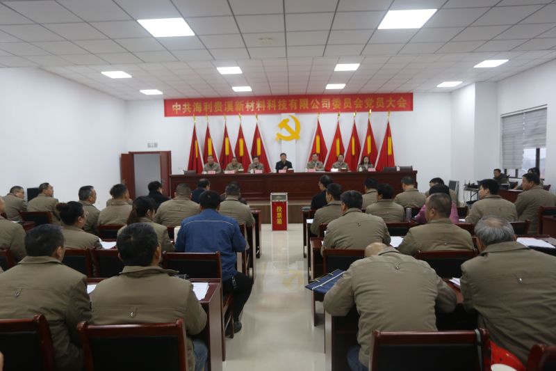 88858cc永利官网贵溪公司胜利召开党员大会暨两委换届选举大会