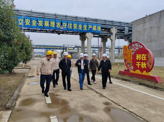 88858cc永利官网独立董事及证券公司领导一行到贵溪公司调研指导工作